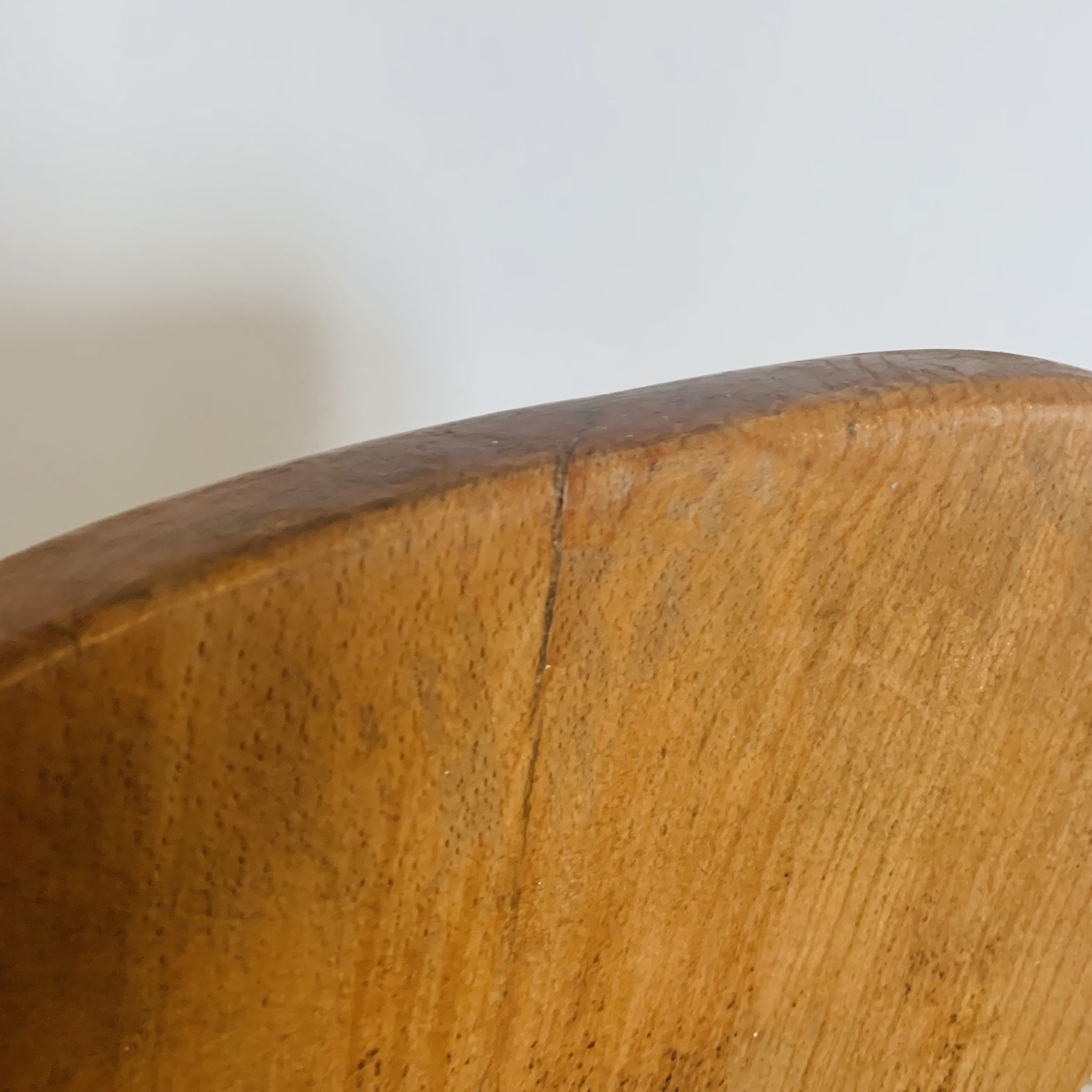 Pair of brutalist tripod chairs