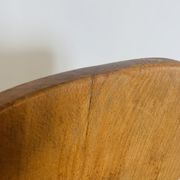 Pair of brutalist tripod chairs