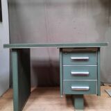 Industrial metal desk