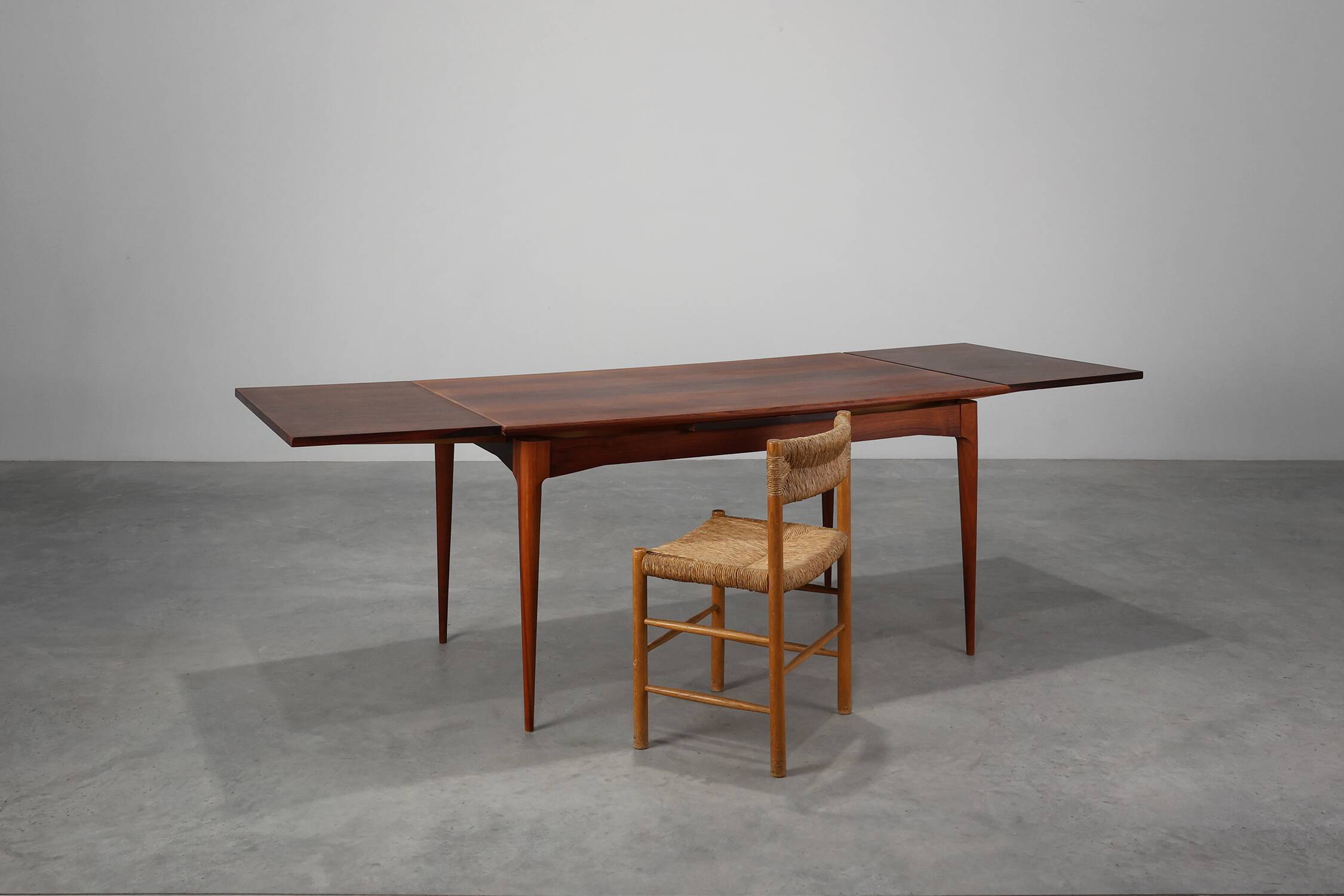 Mid-Century Teak Extendable Dining Table, Belgium 1960s