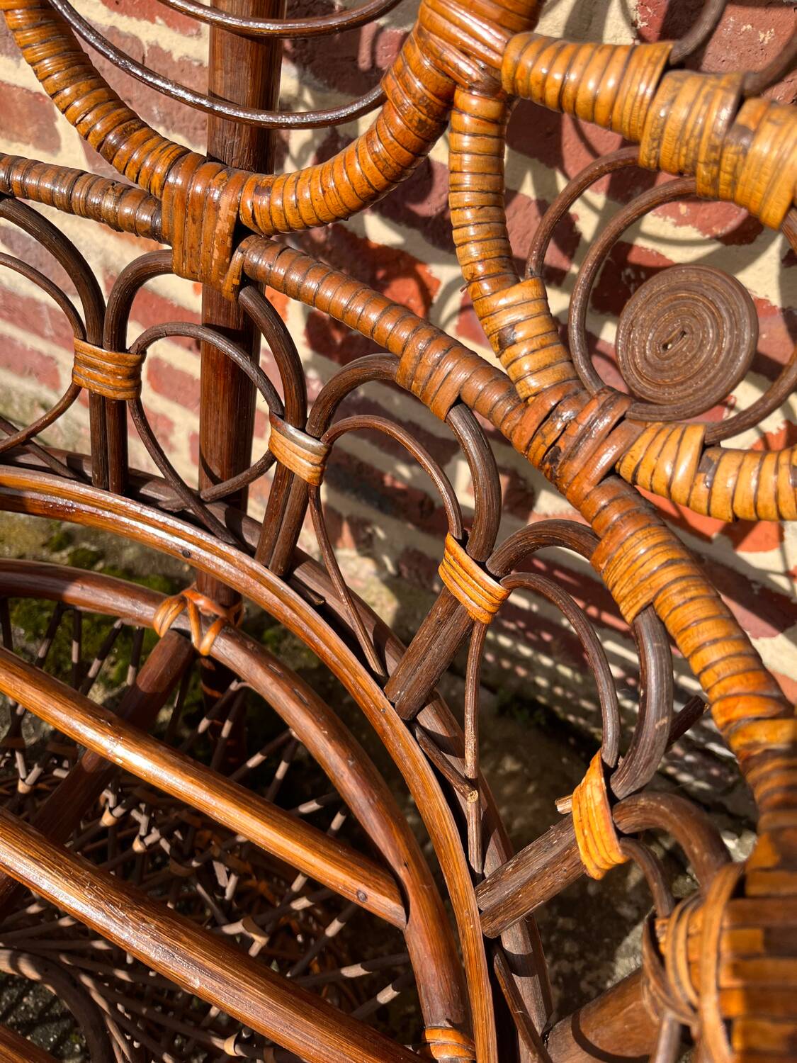 Emmanuelle rattan armchair