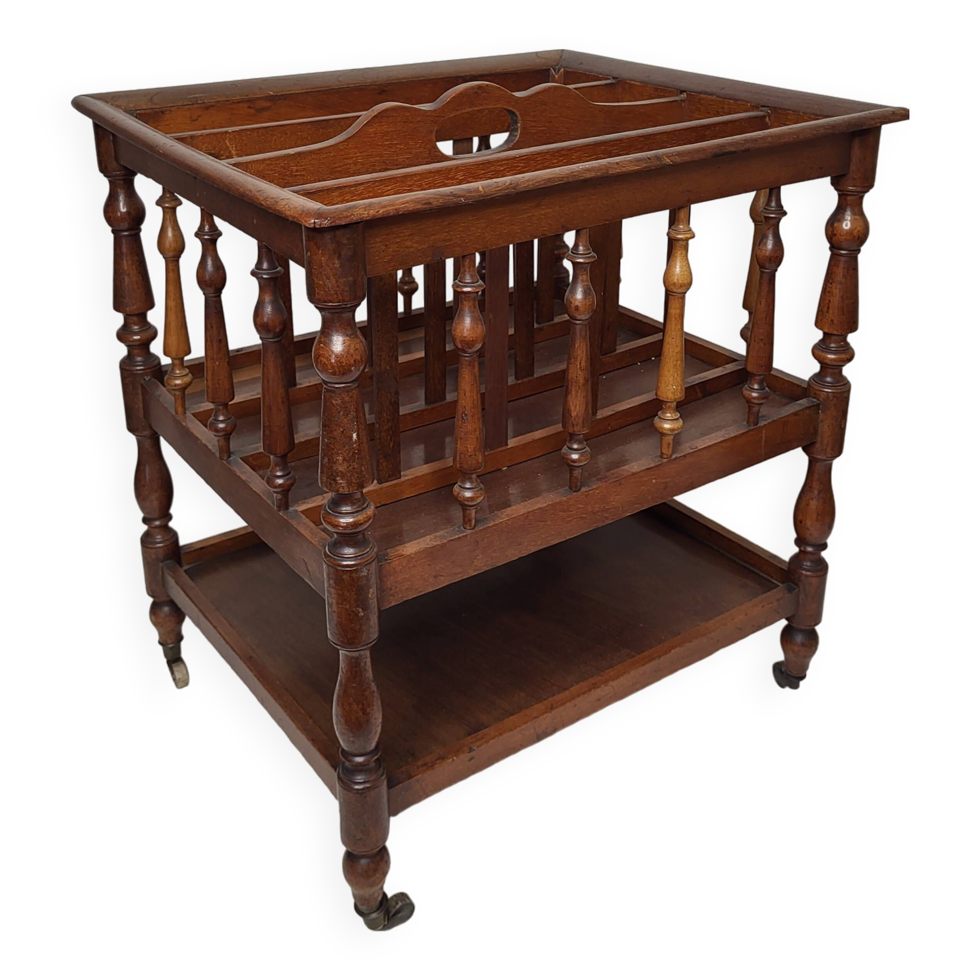 Napoleon III partition locker / Magazine holder