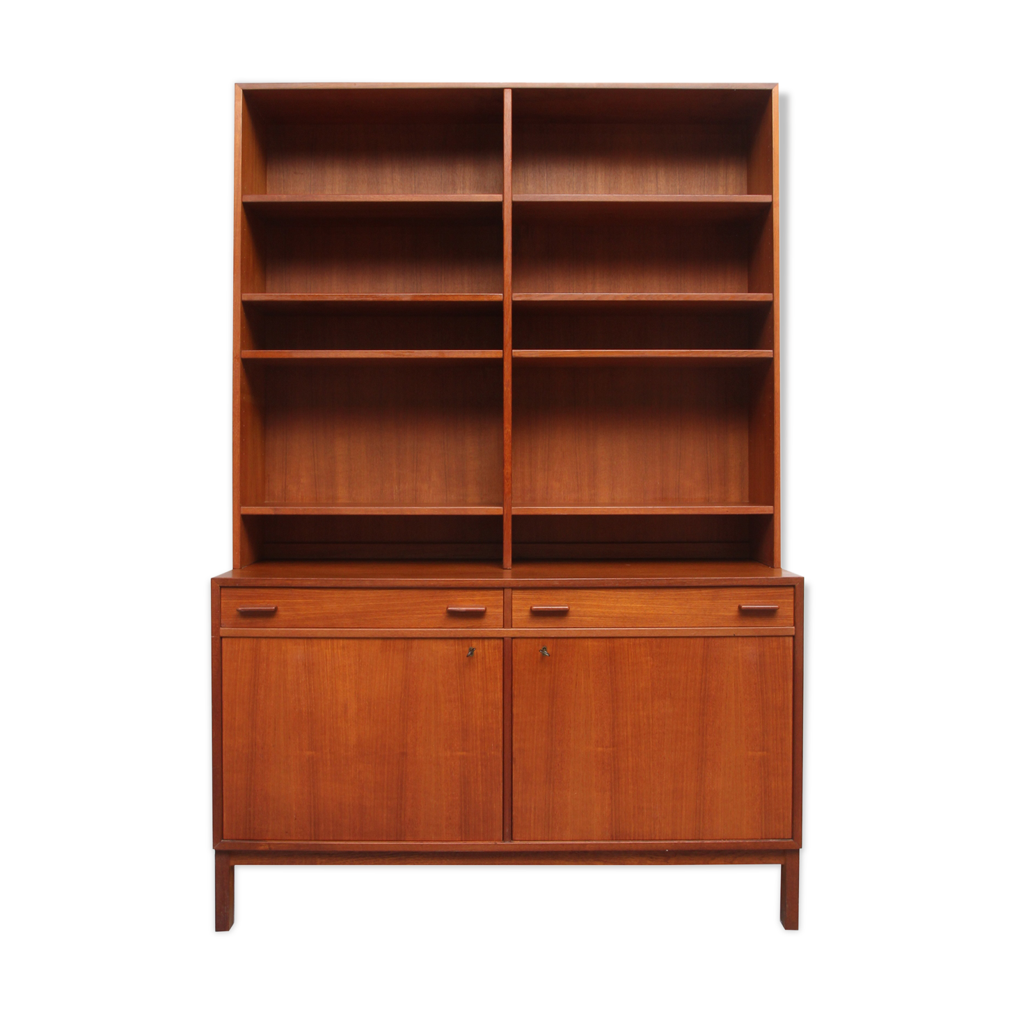 Model 3, 1960s sideboard in teak with rack, Interier Praha