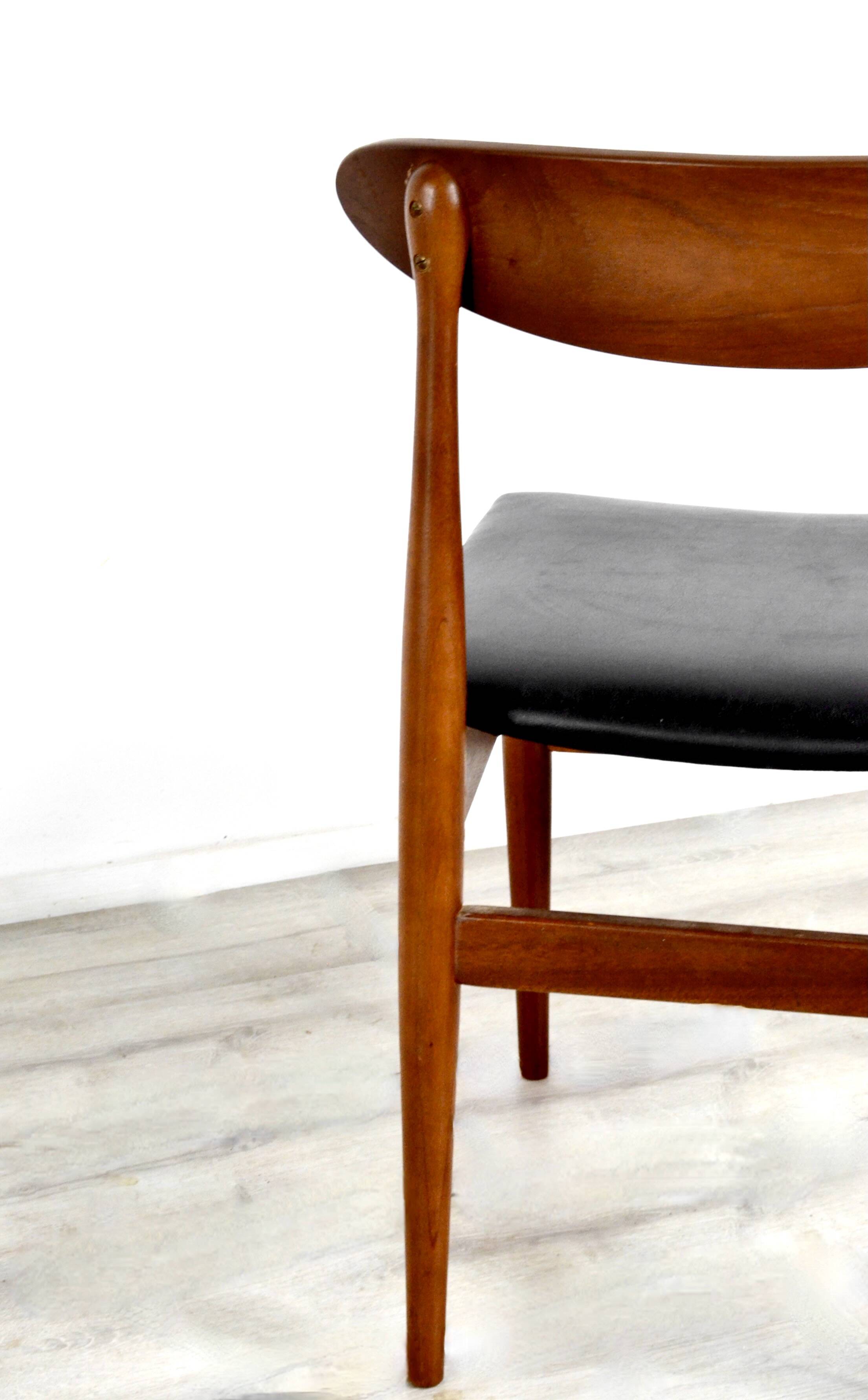 Set Of 6 Vintage Midcentury Danish Teak Chairs. Delivery. Modern /