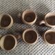 Série de 6 tasses en grès