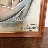 African Art - Zaire 1950's - Signed NY'Bandoki