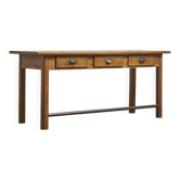 school desk with 3 drawers