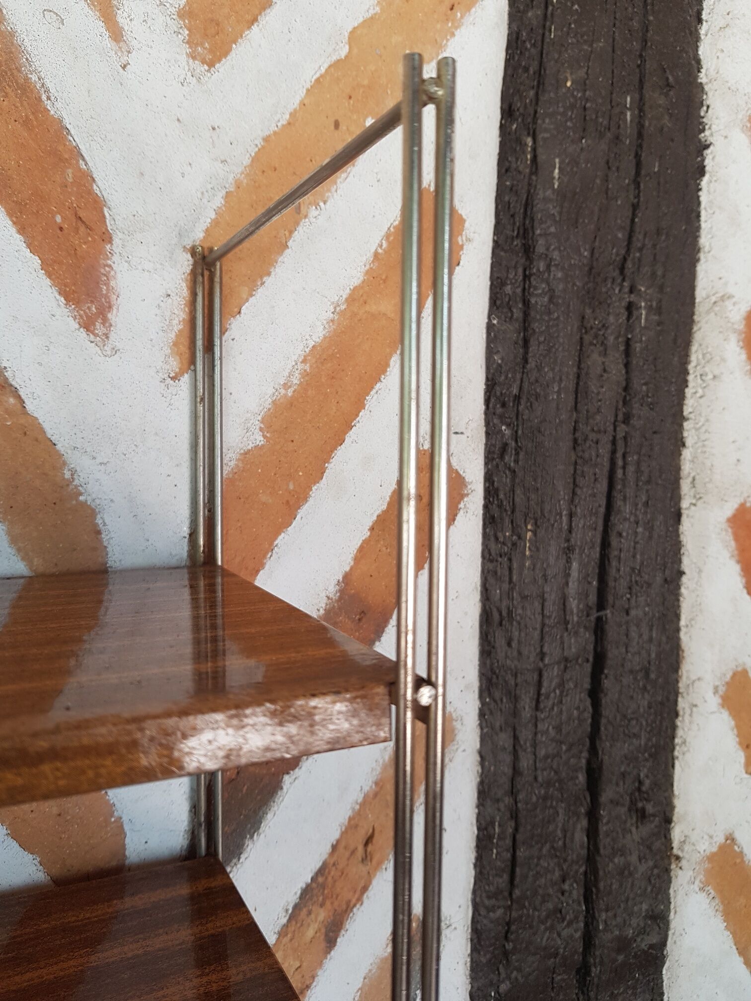 Wall shelf string 1960 vintage