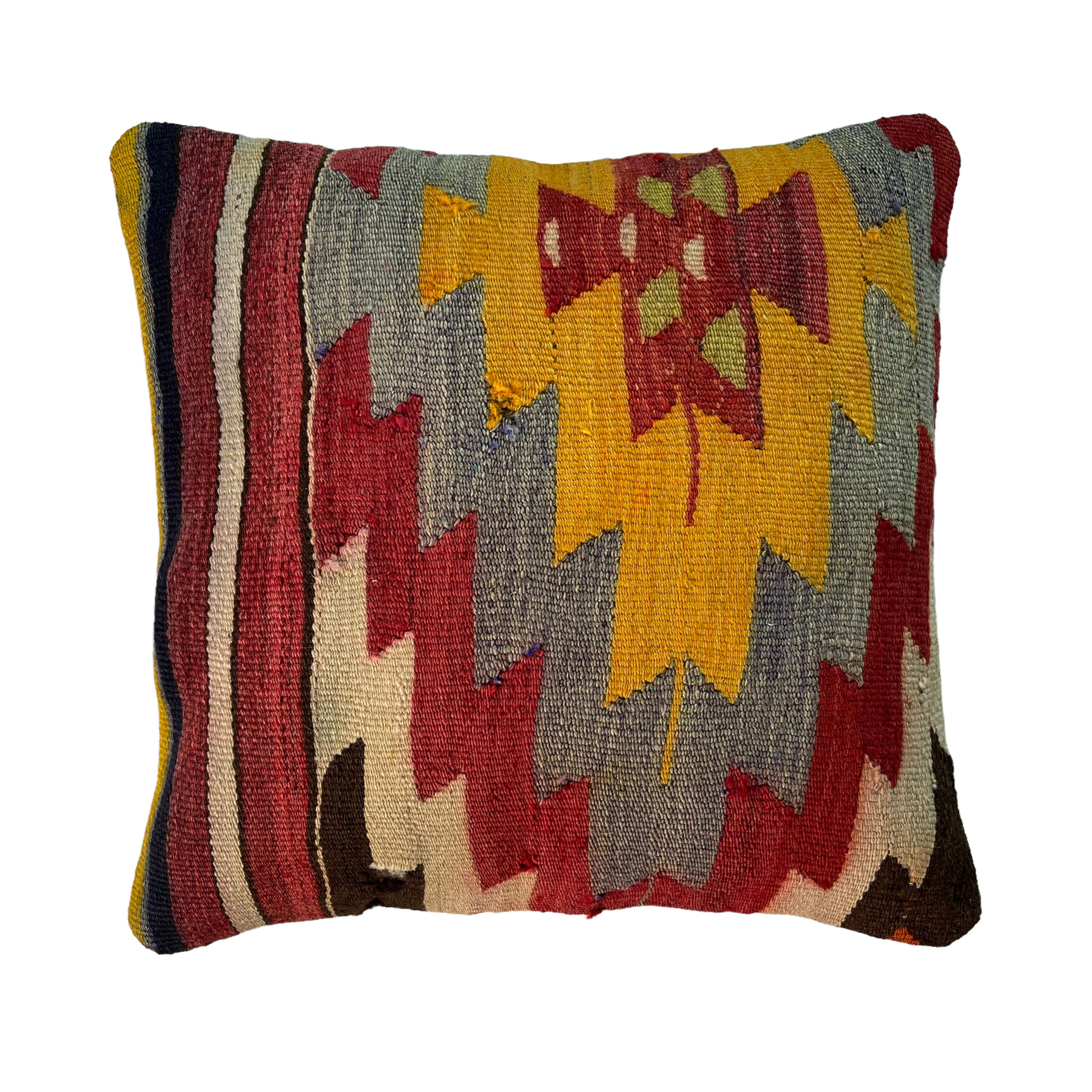 Vintage turkish kilim cushion cover 40 x 40 cm