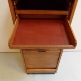 Vintage filing cabinet with roller shutter