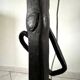 Wrought iron floor lamp landier 19th century