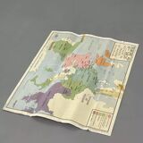 Old double-sided school map, Rossignol edition