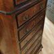 Weekly cabinet in rosewood from Rio and India and blackened pear Napoleon III