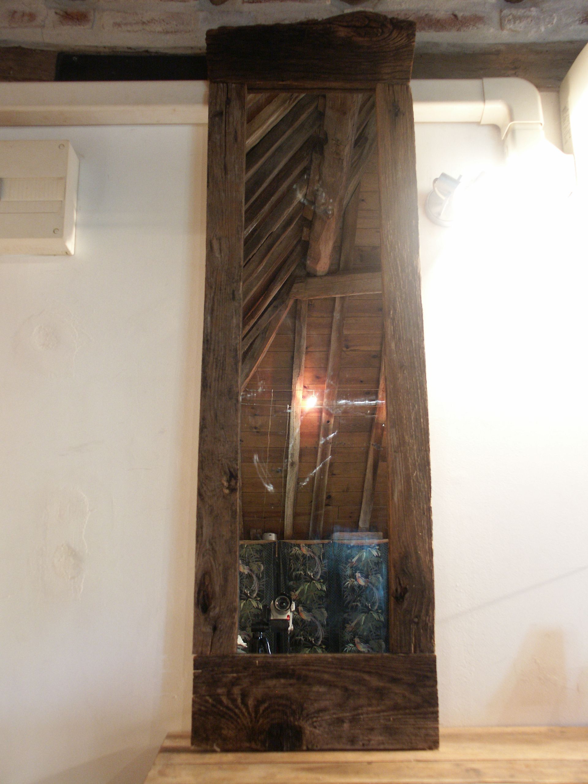 Recovery wooden mirror