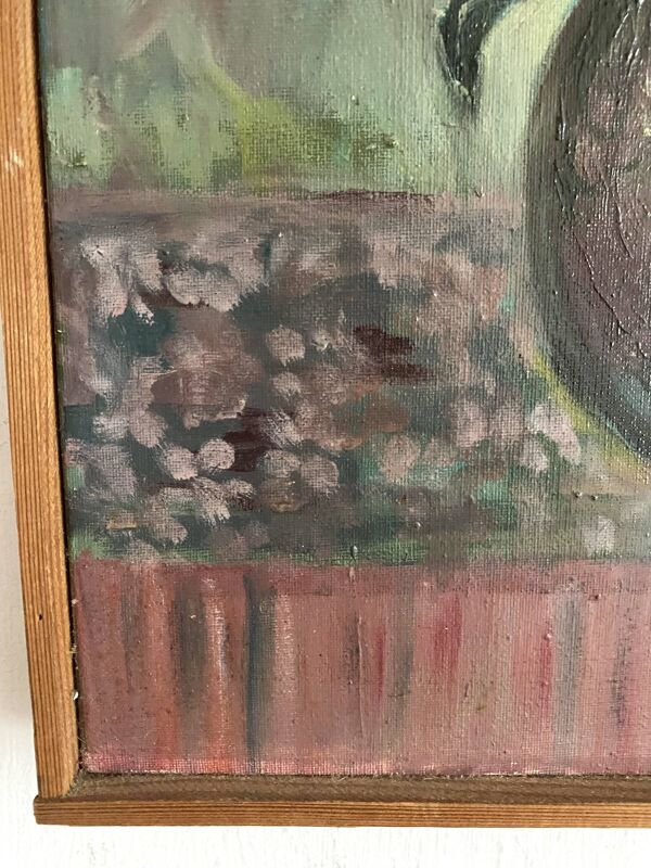 Peinture sur toile bouquet, huile sur toile