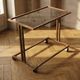 Czechoslovak vintage serving trolley on wheels, mid-century bar cart, 1970s
