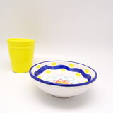 Multicolored bowl in Italian ceramic