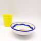 Multicolored bowl in Italian ceramic