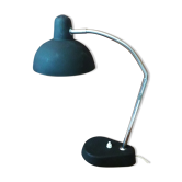 Lampe de bureau Aluminor noire métal vintage