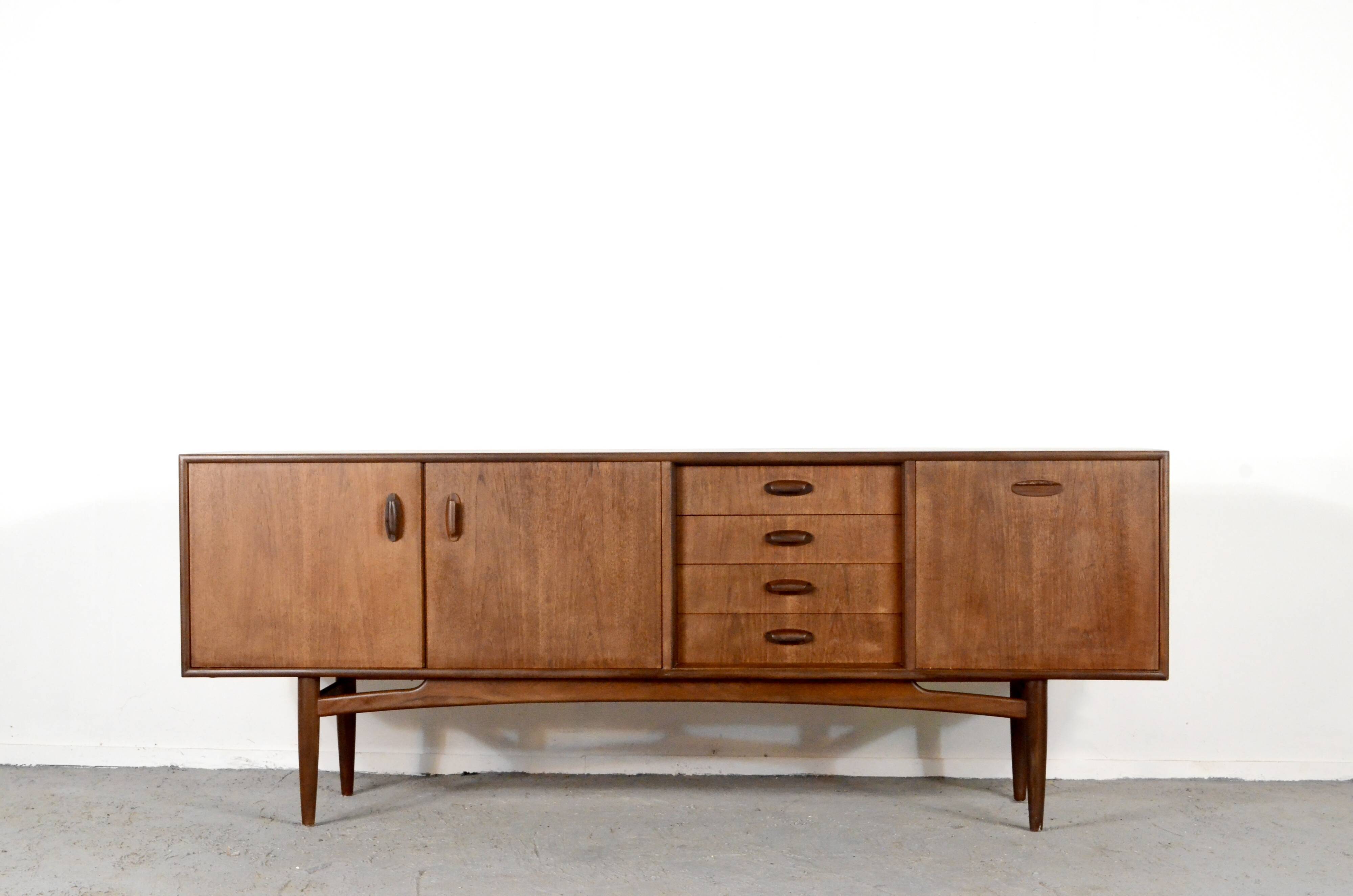 Buffet vintage Mid-Century en Afromosia et teck