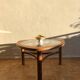 Table basse en teck et verre édition Nathan des années 1960
