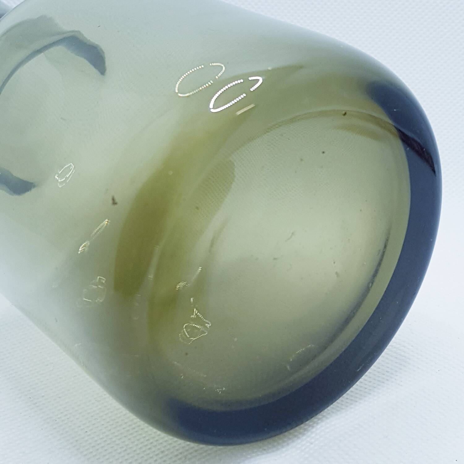 Smoked glass water carafe