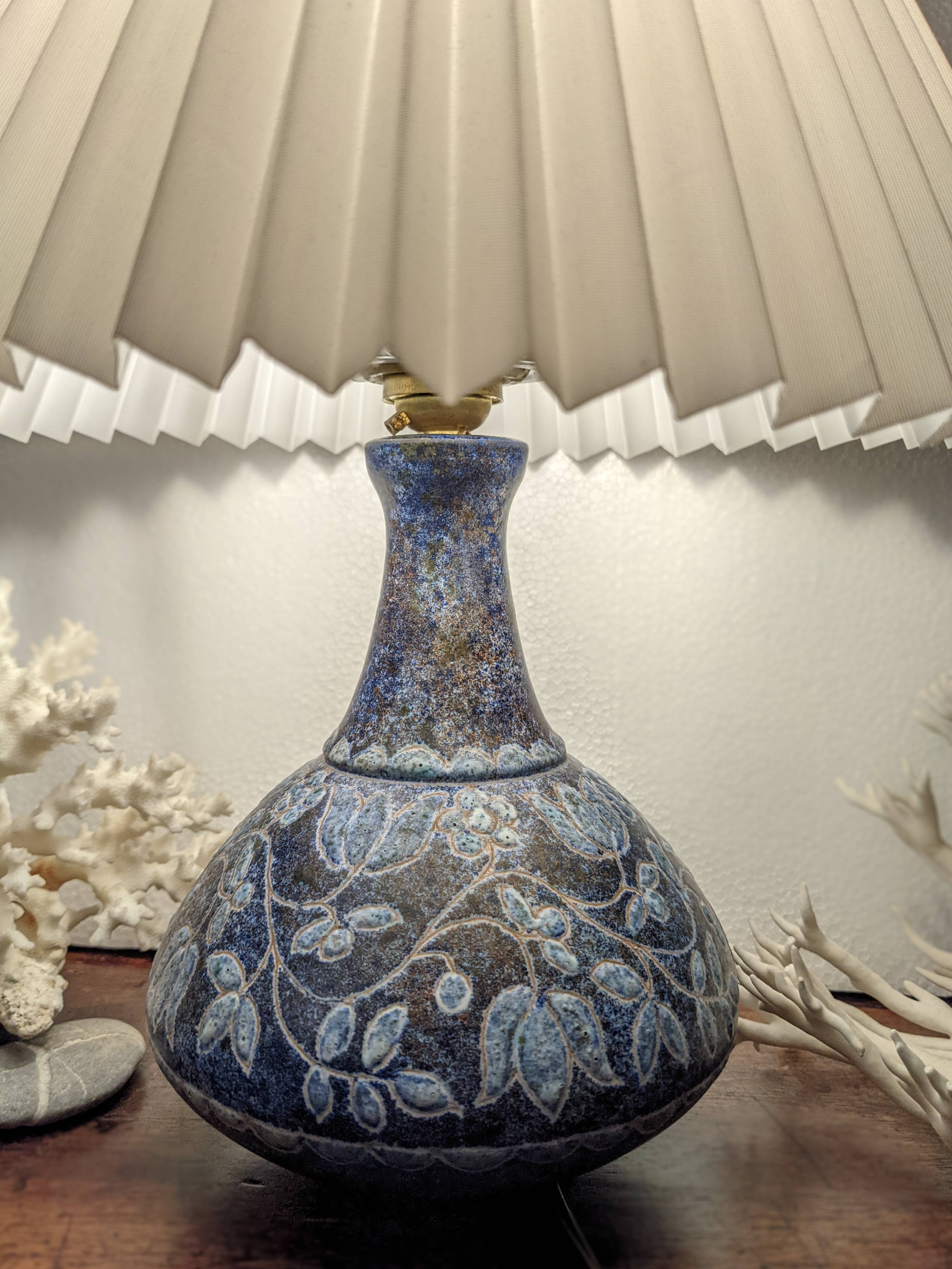 Vintage ceramic lamp, The Potters' Barn