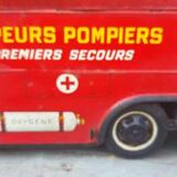 Joustra fire truck made of sheet metal