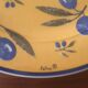 Flat plates hostess line faience Palluy