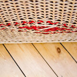 Rattan toy box