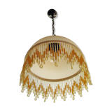 Satin glass suspension with bangs