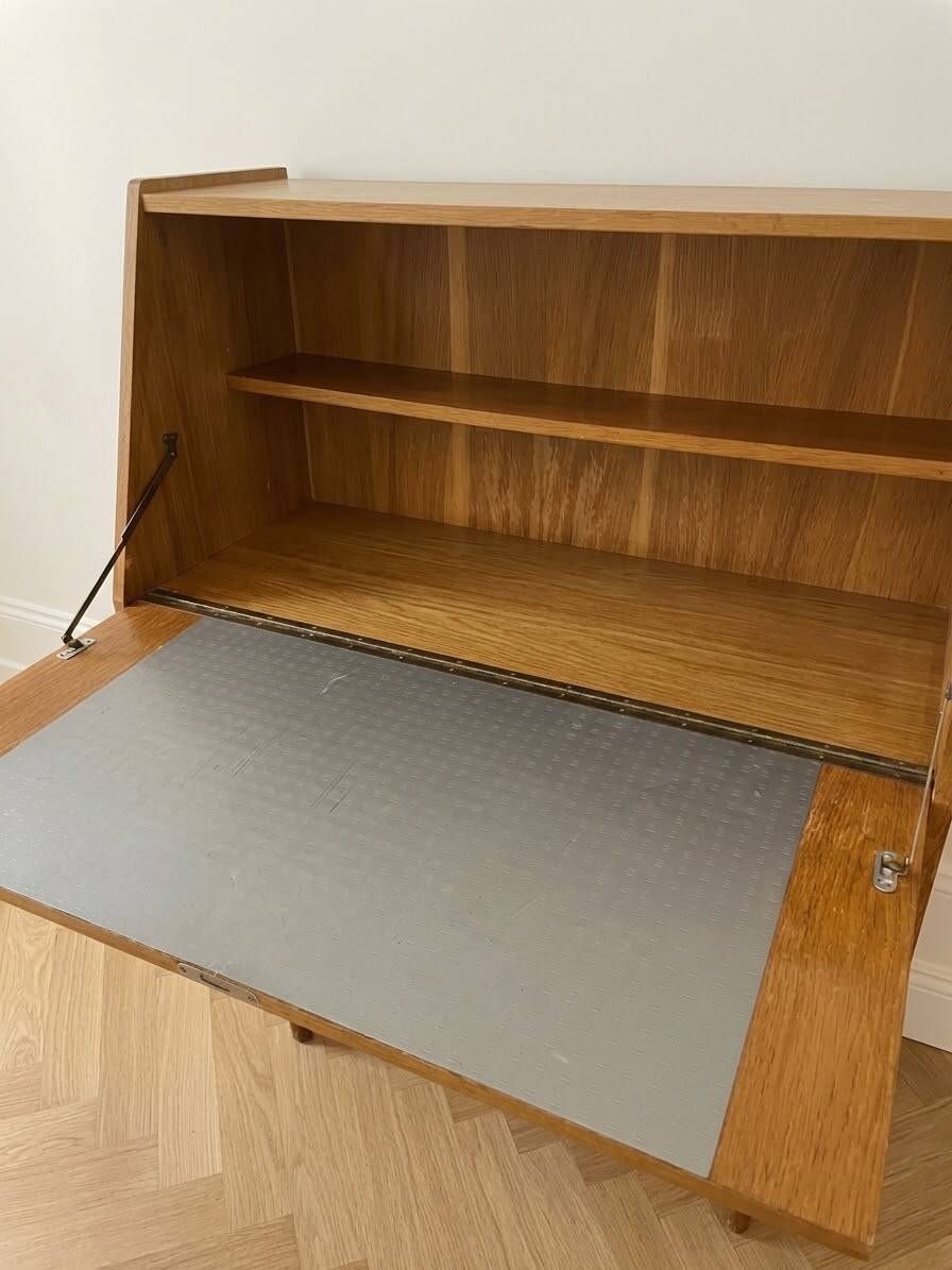Vintage Scandinavian wooden secretary from the 1960s.