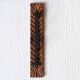 Wall candle holder in wood and metal, 1960s