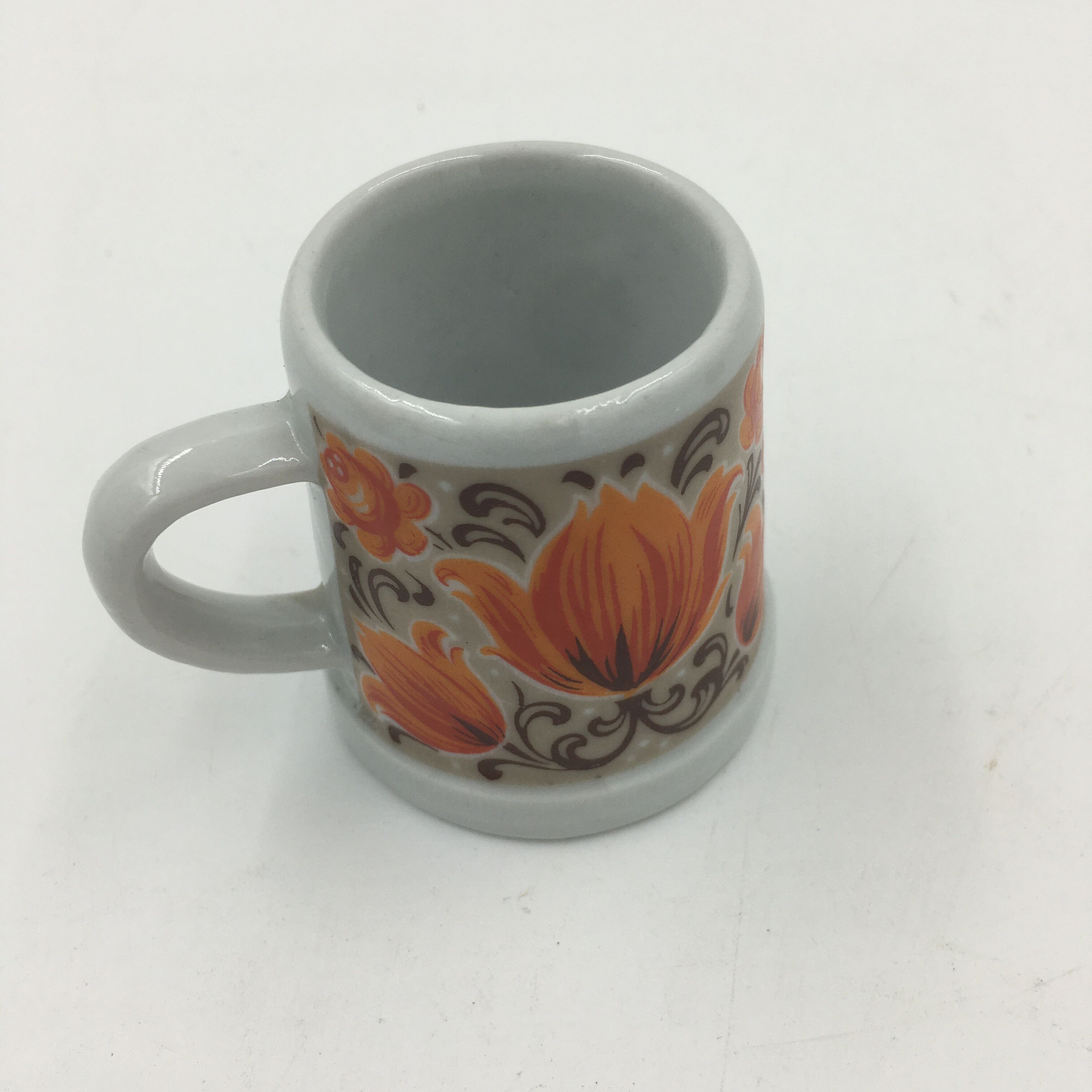 Set of 5 ceramic drip glasses