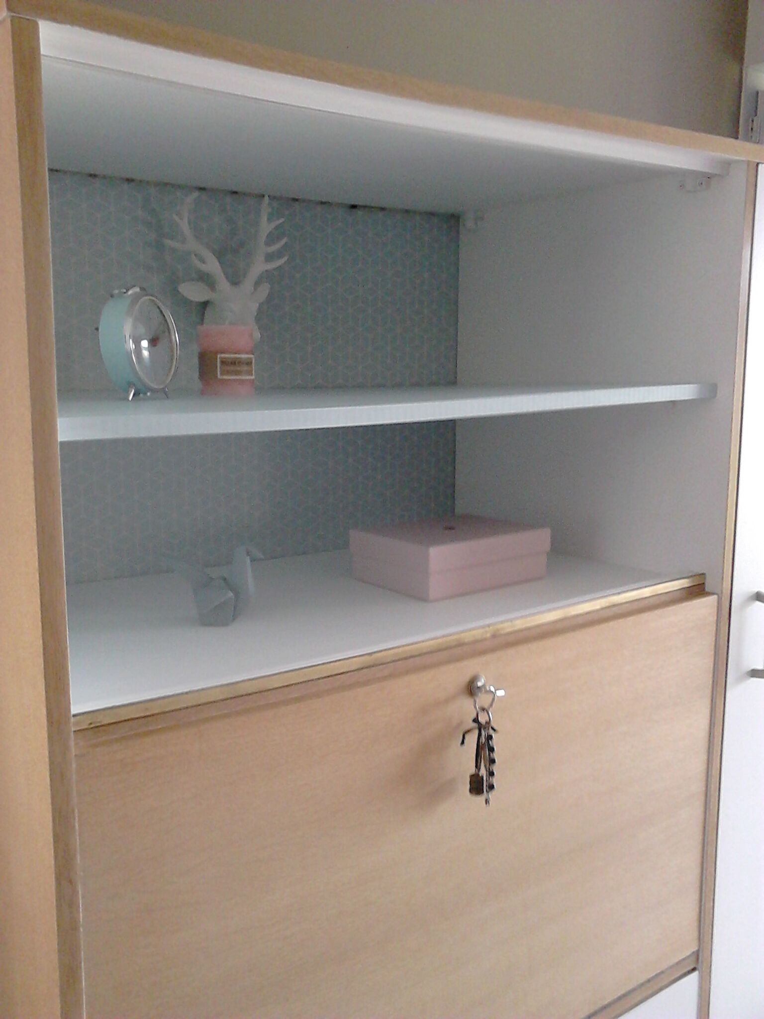 Vintage secretary restyled