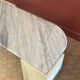 Table basse en marbre de carrare rochebobois