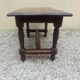 19th century oak coffee table