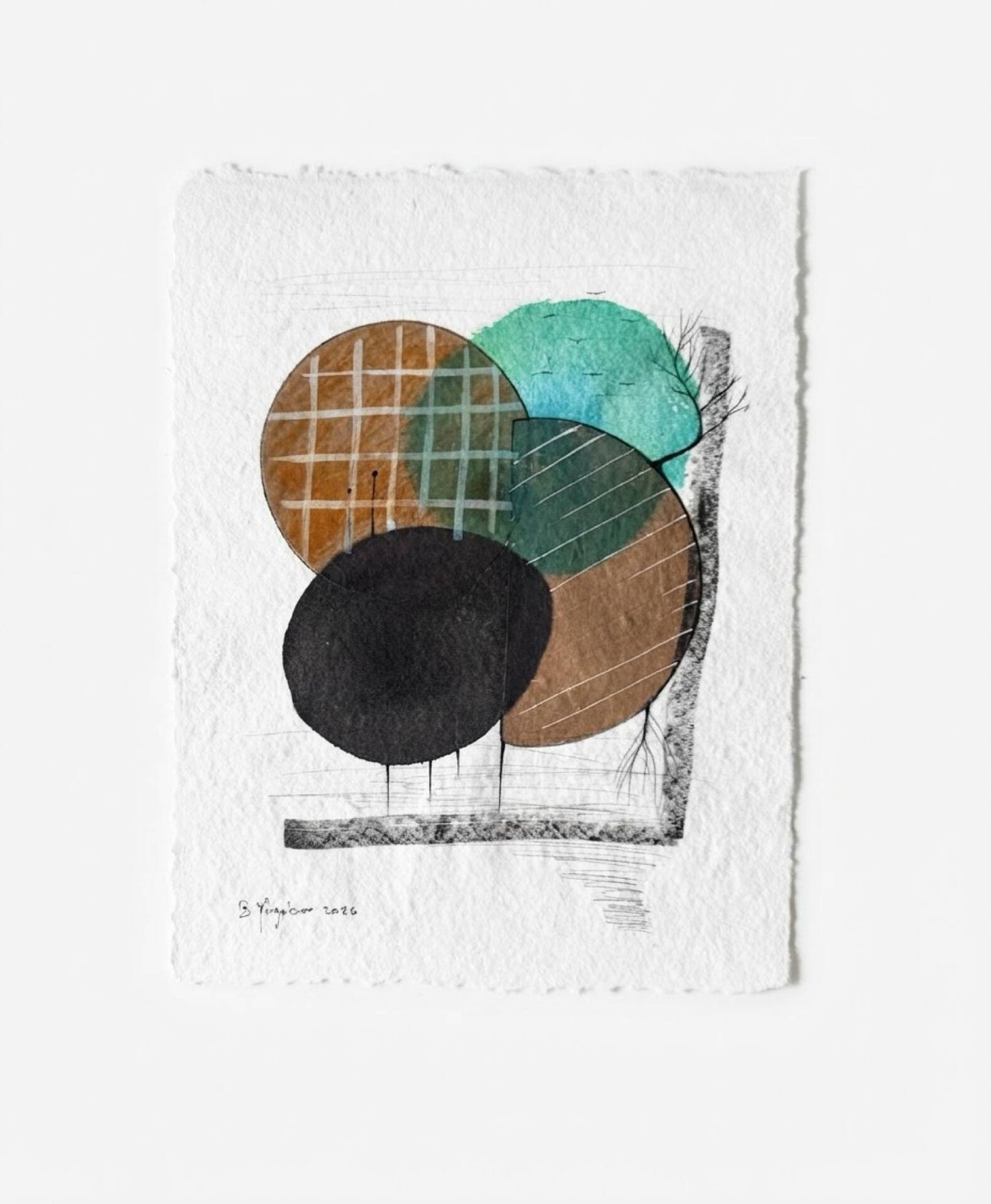 Original abstract drawing