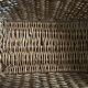 Antique rattan storage basket by basket makers XS