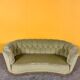 Danish 3 seater banana shaped sofa 1940s