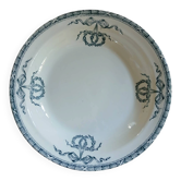 Old hollow dish made of Salins ironstone.