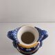 Vase balustre à anses faïence de Gien - Renaissance Bleu - H 28,5 cm
