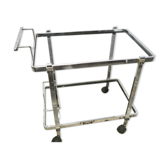 Chrome rolling trolley