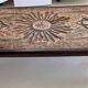 Lava stone coffee table enamelled by François Chaty