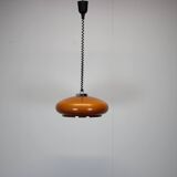 Adjustable glass pendant light from the mid-century, Europe, 1970s.