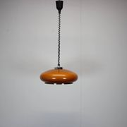 Adjustable glass pendant light from the mid-century, Europe, 1970s.