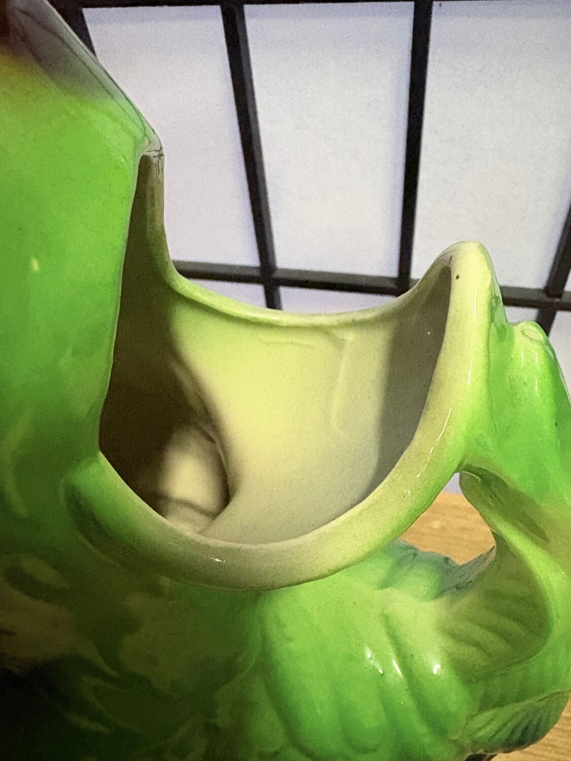 Large enamelled ceramic pitcher – signed B. Gaillard