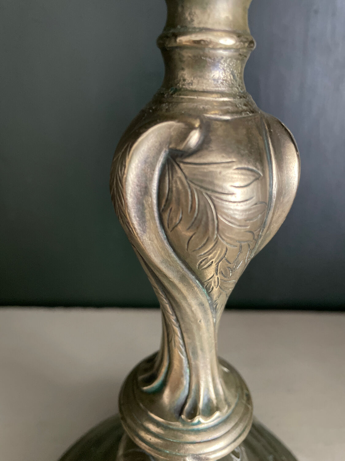 Candle holder bronze Louis XV, XVIIIth century