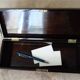 Glove box in lacquered wood decorated with a crane among bamboos. China, Japan?