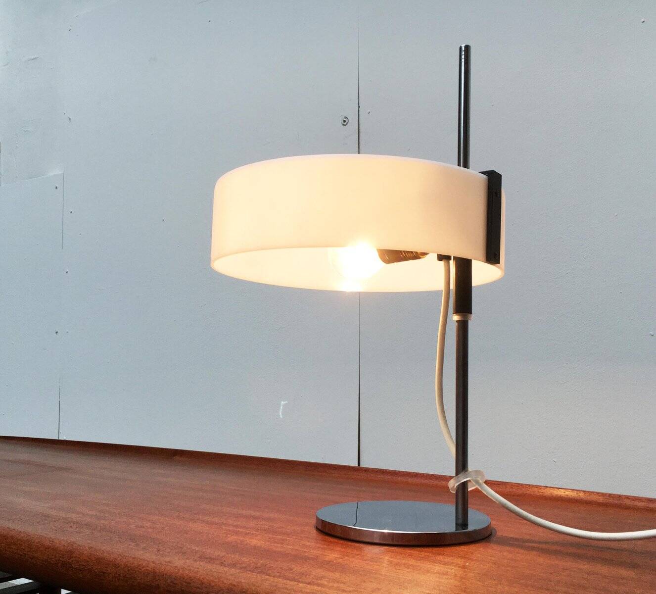 Mid-century German acrylic table lamp by Cosack.